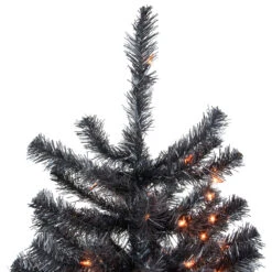 6ft Pre-Lit Black Noble Spruce Artificial Halloween Tree, Orange Lights 10 6ft Pre-Lit Black Noble Spruce Artificial Halloween Tree, Orange Lights -Christmas Decoration Store northlight z92382 2 use20for20z92379 z92381 11648.1667530283