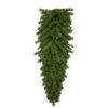 54" Pre-Lit Deluxe Dorchester Pine Artificial Christmas Teardrop Swag, Clear Lights