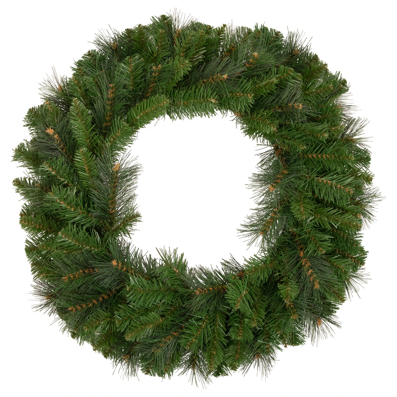 Mixed Beaver Pine Artificial Christmas Wreath, 24-Inch, Unlit 3 Mixed Beaver Pine Artificial Christmas Wreath, 24-Inch, Unlit