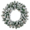 Pre-Lit Flocked Snow White Artificial Christmas Wreath, 24-Inch, Clear Lights 1 Pre-Lit Flocked Snow White Artificial Christmas Wreath, 24-Inch, Clear Lights -Christmas Decoration Store northlight z92859 1 94051.1667028505