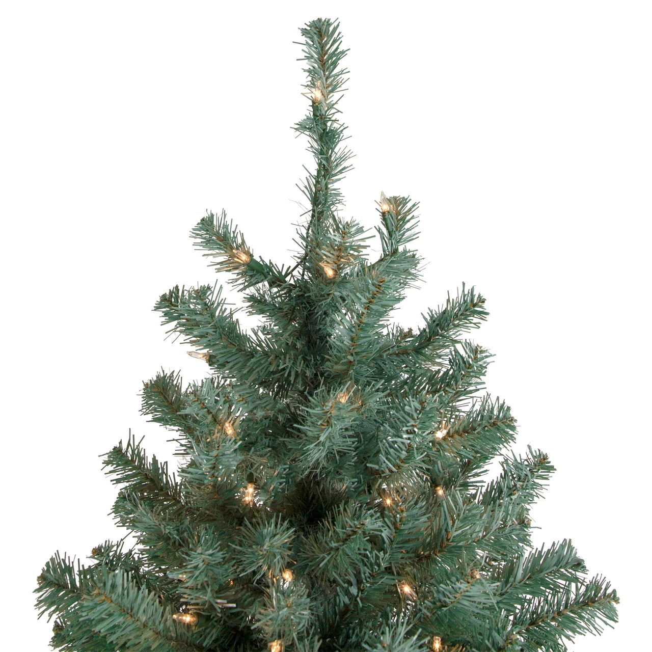 7.5' Pre-Lit Colorado Blue Spruce Artificial Christmas Tree, Clear Lights 5 7.5' Pre-Lit Colorado Blue Spruce Artificial Christmas Tree, Clear Lights - Image 3