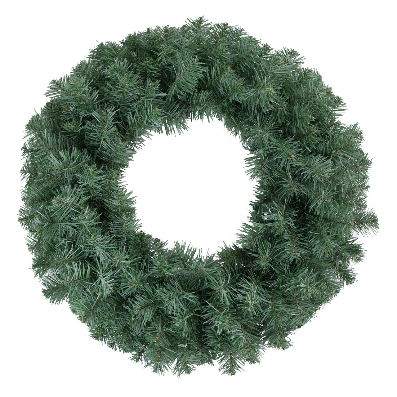 Colorado Blue Spruce Artificial Christmas Wreath, 24-Inch, Unlit 3 Colorado Blue Spruce Artificial Christmas Wreath, 24-Inch, Unlit