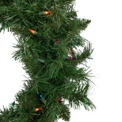 Pre-lit Chatham Pine Artificial Christmas Wreath, 24-Inch, Multi-Color Lights 7 Pre-lit Chatham Pine Artificial Christmas Wreath, 24-Inch, Multi-Color Lights -Christmas Decoration Store northlight z94029 2 30290.1668539405