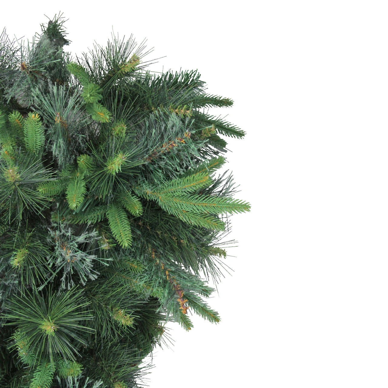 36" Ashcroft Cashmere Pine Artificial Christmas Teardrop Swag, Unlit 4 36" Ashcroft Cashmere Pine Artificial Christmas Teardrop Swag, Unlit - Image 2