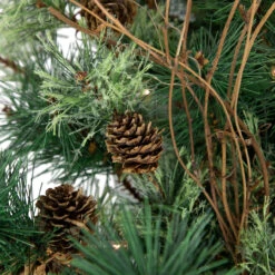 2' Pre-Lit Country Mixed Pine Artificial Christmas Wall Tree - Clear Lights 11 2' Pre-Lit Country Mixed Pine Artificial Christmas Wall Tree - Clear Lights -Christmas Decoration Store northlight z99526 2 13212.1684449999