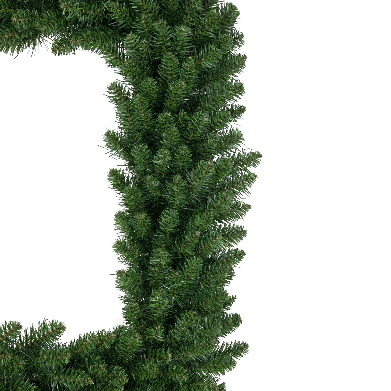 36" Buffalo Fir Rectangular Artificial Christmas Wreath - Unlit 6 36" Buffalo Fir Rectangular Artificial Christmas Wreath - Unlit - Image 4