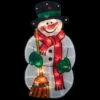 17.5" Lighted Snowman With Broom Christmas Window Silhouette 1 17.5" Lighted Snowman With Broom Christmas Window Silhouette -Christmas Decoration Store northlight zg27653 1 22186.1667528339