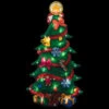17.75" Lighted Christmas Tree With Presents Window Silhouette 1 17.75" Lighted Christmas Tree With Presents Window Silhouette -Christmas Decoration Store northlight zg27654 1 95737.1667570775