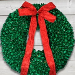 Pre-Lit Glittered Leaves Artificial Christmas Wreath - 28-Inch, Clear Lights 9 Pre-Lit Glittered Leaves Artificial Christmas Wreath - 28-Inch, Clear Lights -Christmas Decoration Store northlightd18 31914gra 28b 44621.1667536314