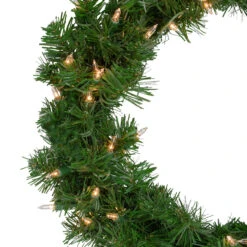 18" Deluxe Windsor Pine Artificial Christmas Wreath - Clear Lights 9 18" Deluxe Windsor Pine Artificial Christmas Wreath - Clear Lights -Christmas Decoration Store northlightgb yww818 gr 2 22288.1667659906