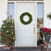18" Deluxe Windsor Pine Artificial Christmas Wreath - Clear Lights