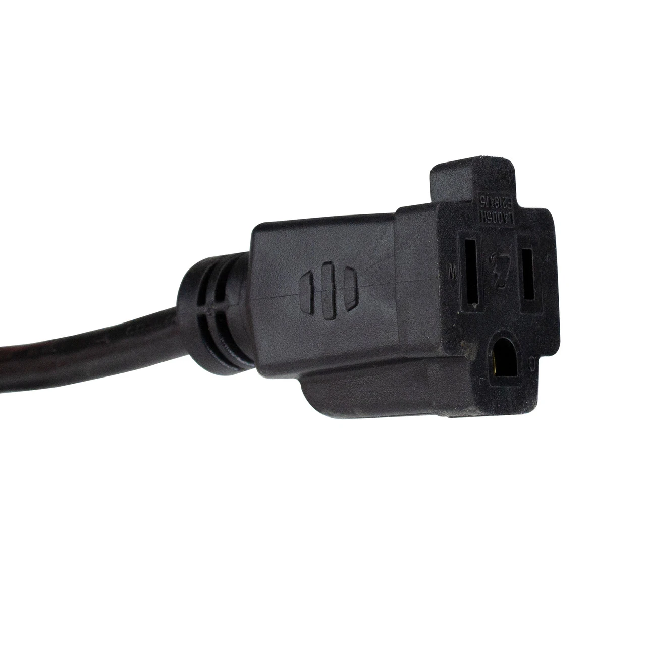 40' Black 3-Prong Medium Duty Commercial Extension Power Cord 5 40' Black 3-Prong Medium Duty Commercial Extension Power Cord - Image 3