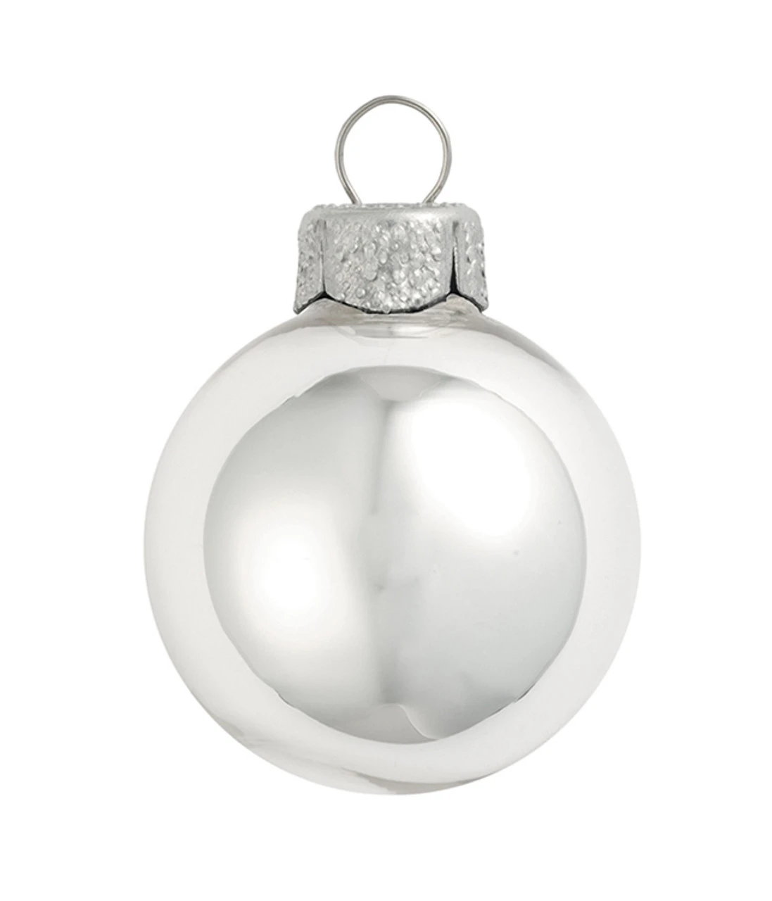 2ct Silver Glass Shiny Christmas Ball Ornaments 6" (150mm) 3 2ct Silver Glass Shiny Christmas Ball Ornaments 6" (150mm)