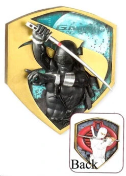 4" Black And Yellow GI Joe Double Sided Christmas Ornament