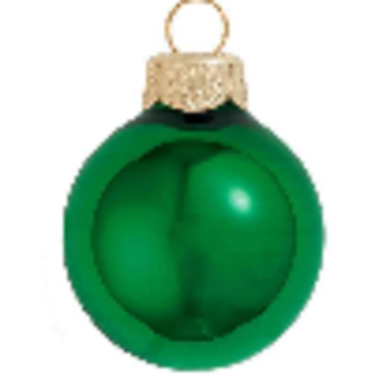 12ct Green Shiny Glass Christmas Ball Ornaments 2.75" (70mm) 3 12ct Green Shiny Glass Christmas Ball Ornaments 2.75" (70mm)