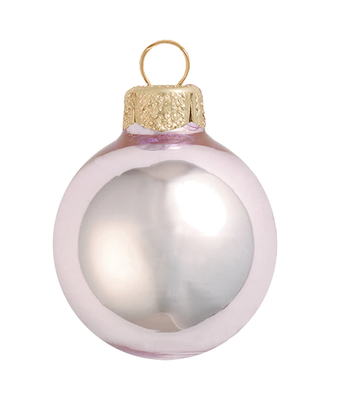 6ct Baby Pink Shiny Glass Ball Christmas Ornaments 4" (100mm) 3 6ct Baby Pink Shiny Glass Ball Christmas Ornaments 4" (100mm)