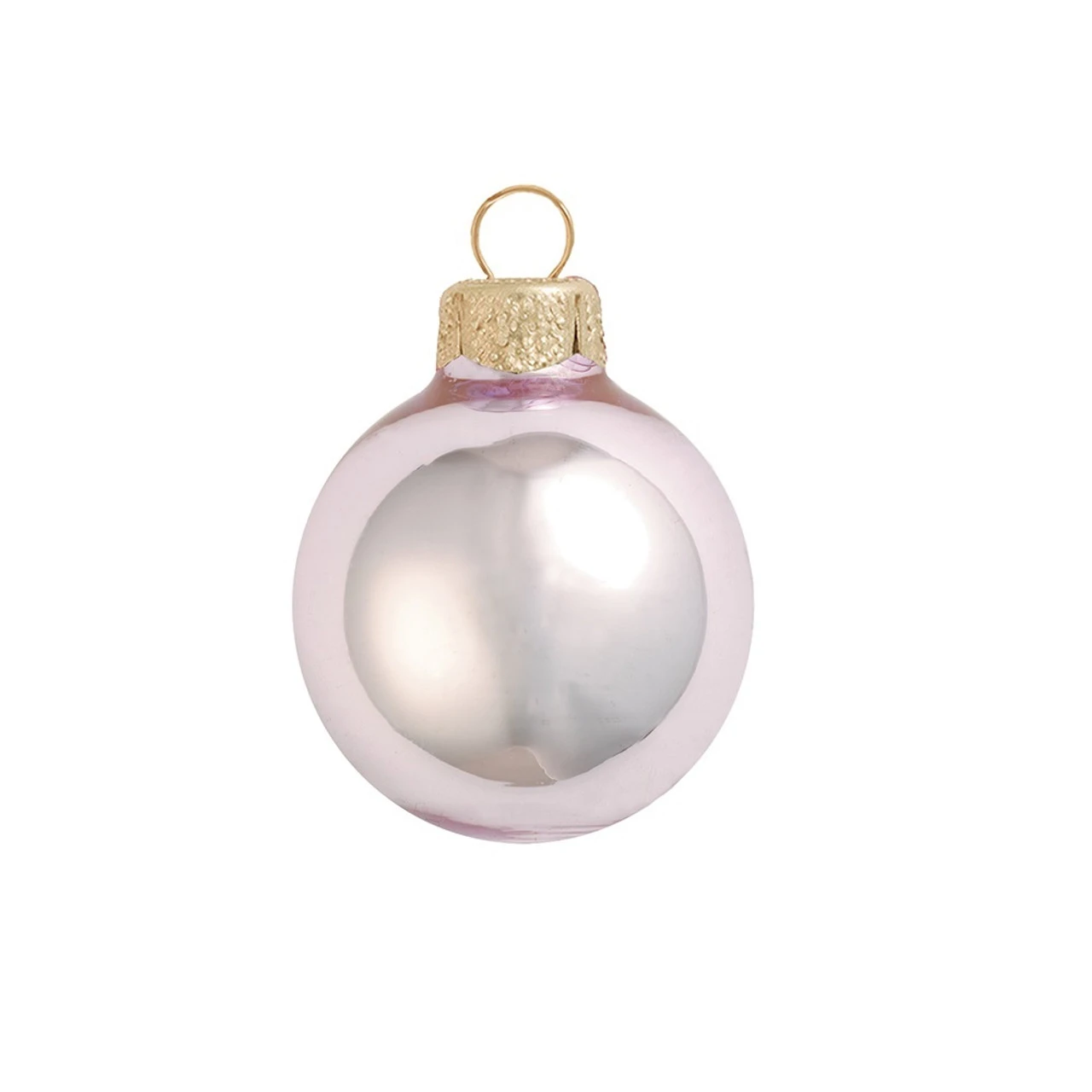 28ct Shiny Baby Pink Glass Ball Christmas Ornaments 2" (50mm) 3 28ct Shiny Baby Pink Glass Ball Christmas Ornaments 2" (50mm)