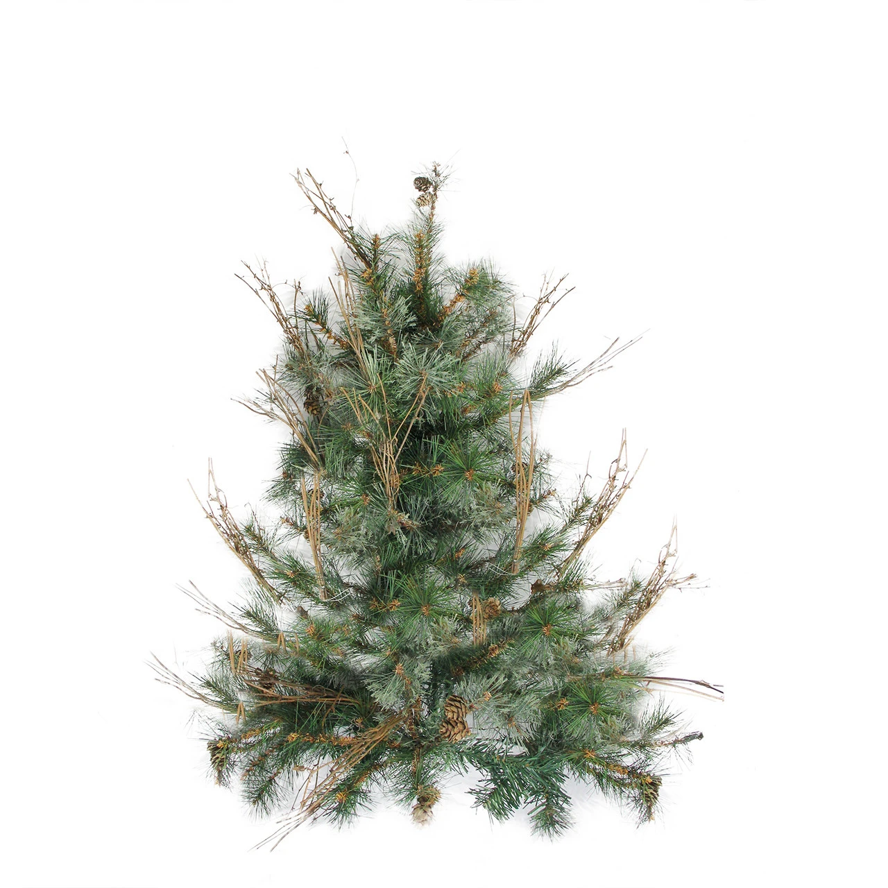 2' Full Country Mixed Pine Artificial Christmas Wall Tree - Unlit 3 2' Full Country Mixed Pine Artificial Christmas Wall Tree - Unlit