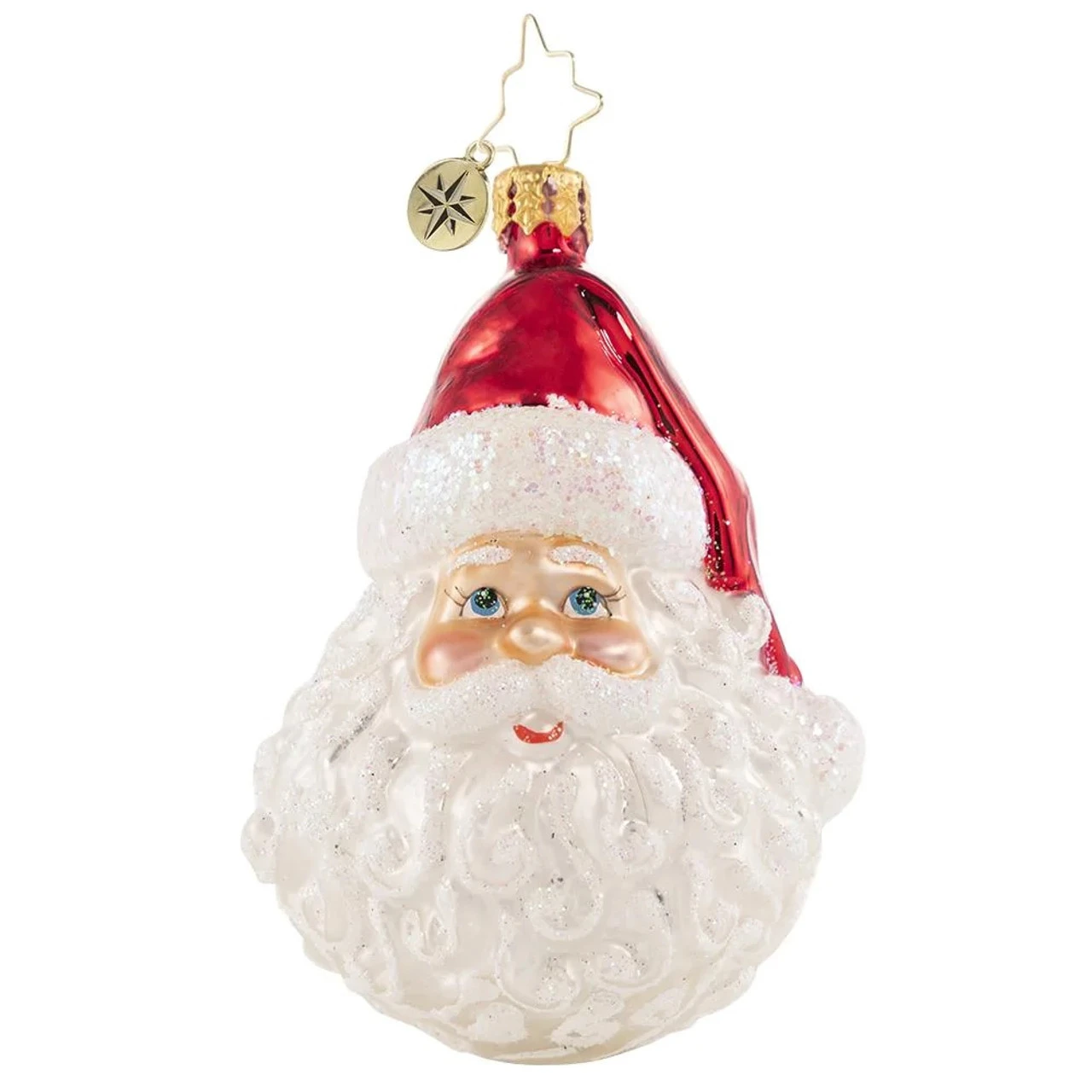 Christopher Radko Classic St. Nick Gem Glass Christmas Ornament 1020647 3 Christopher Radko Classic St. Nick Gem Glass Christmas Ornament 1020647