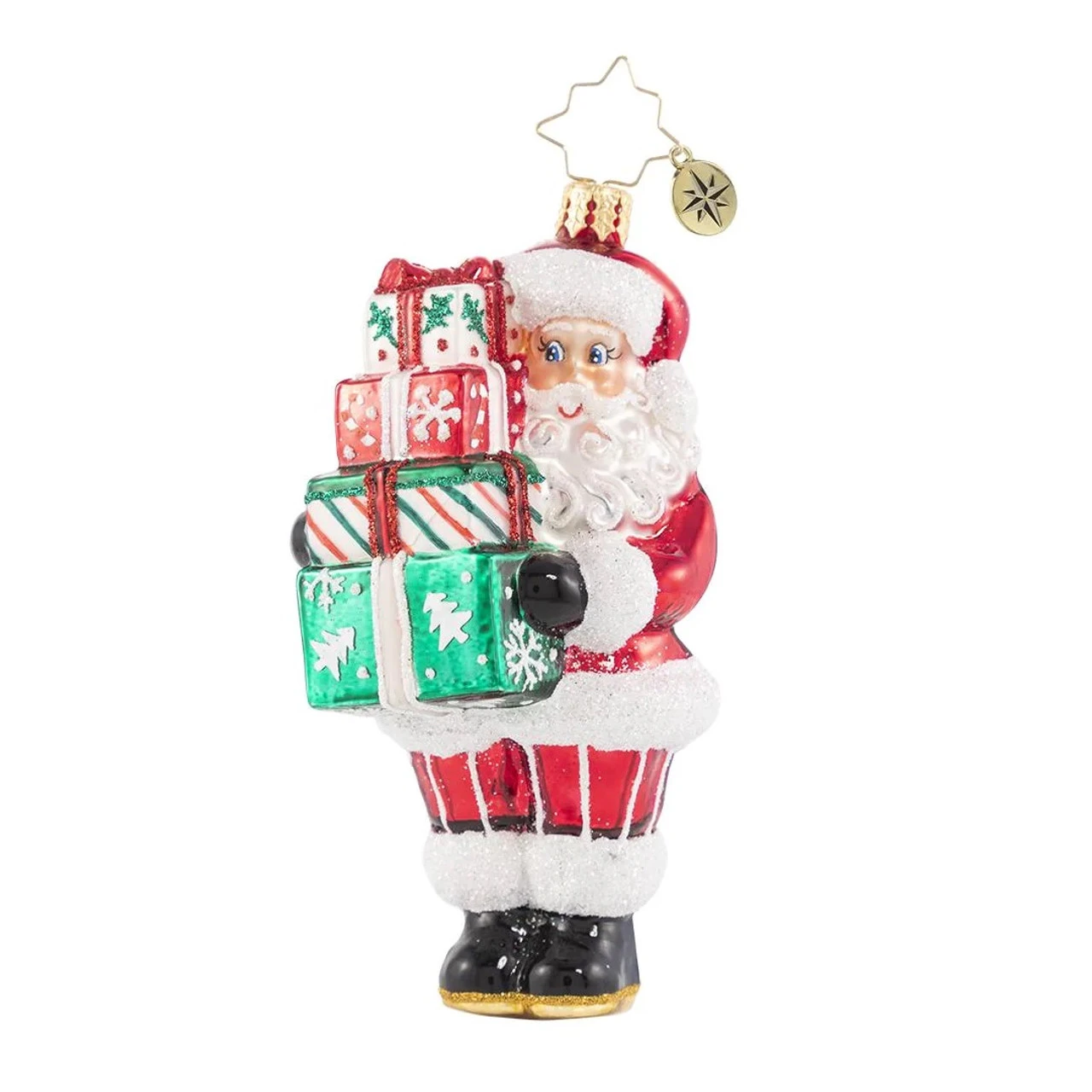 Christopher Radko Time To Celebrate! Glass Christmas Ornament 1020771 3 Christopher Radko Time To Celebrate! Glass Christmas Ornament 1020771