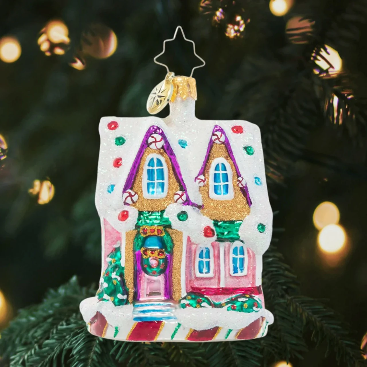 Christopher Radko Marvelous In Mint Gem Glass Christmas Ornament 1021038 4 Christopher Radko Marvelous In Mint Gem Glass Christmas Ornament 1021038 - Image 2