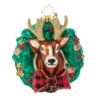 Christopher Radko Rustic Reindeer Wreath Glass Christmas Ornament 1021164 1 Christopher Radko Rustic Reindeer Wreath Glass Christmas Ornament 1021164 -Christmas Decoration Store radko201021164 1 23568.1676498464