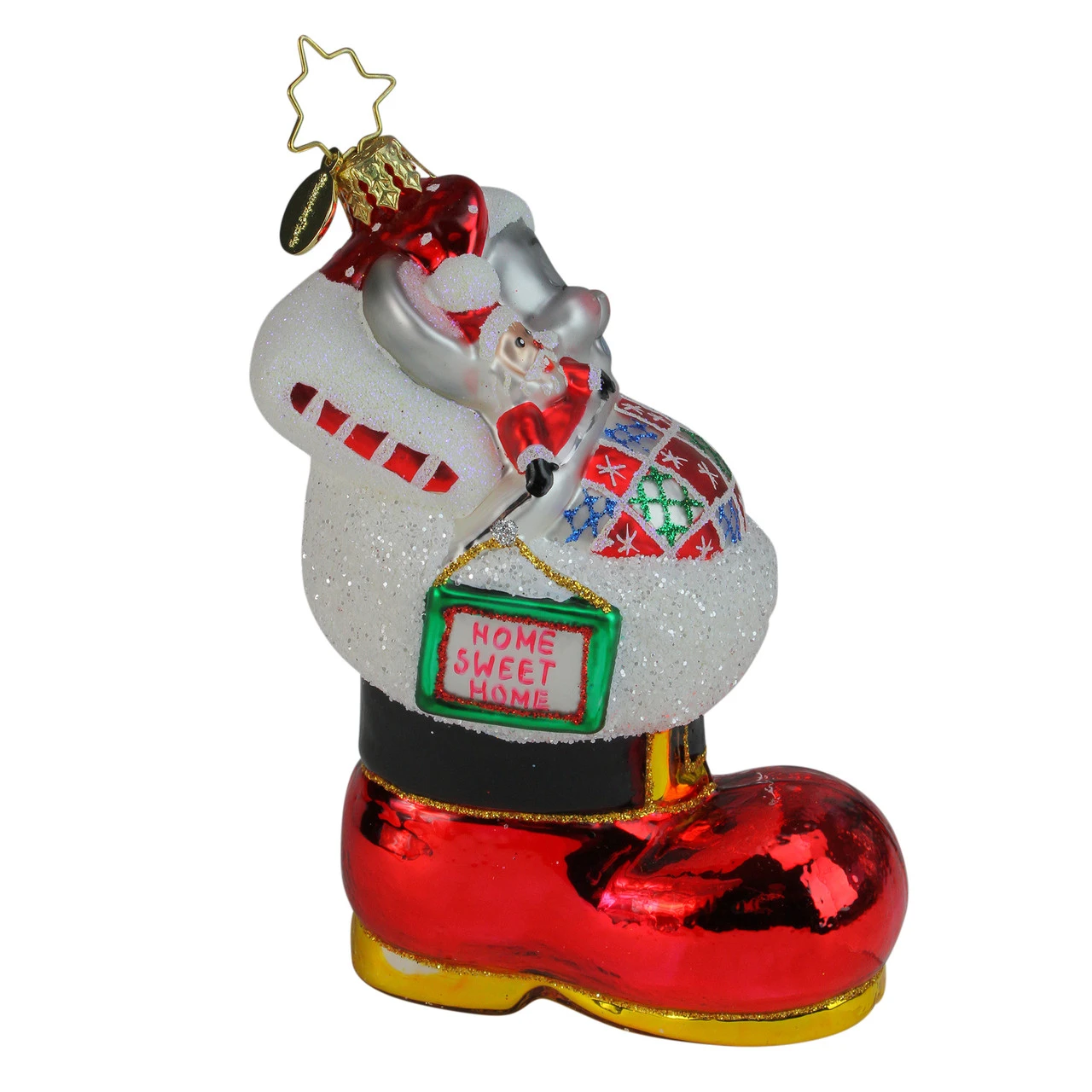 Christopher Radko Dreaming Of Santa Christmas Ornament 1019714 4 Christopher Radko Dreaming Of Santa Christmas Ornament 1019714 - Image 2