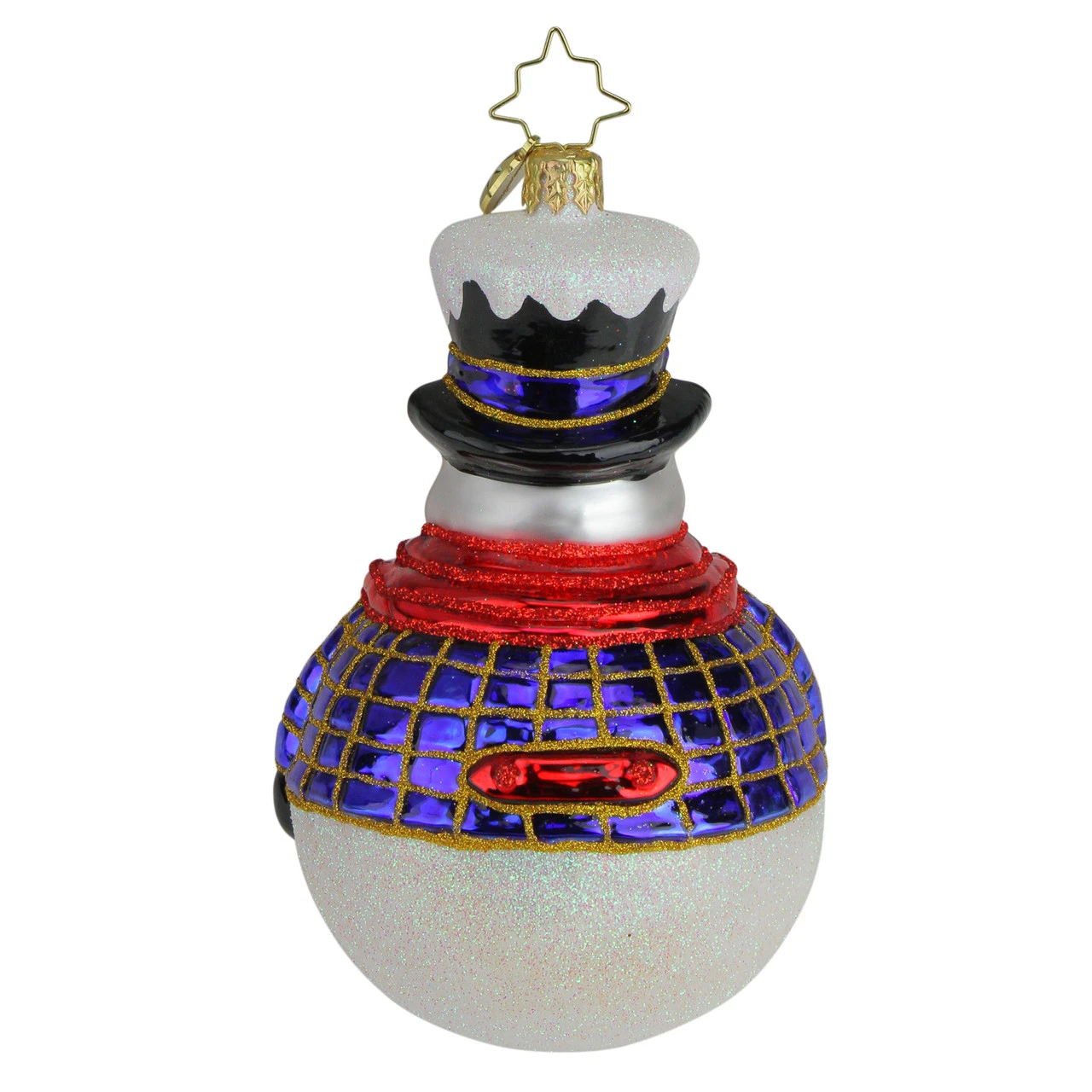 Christopher Radko Jolly All- A-Round Snowman Glass Christmas Ornament 1019774 4 Christopher Radko Jolly All- A-Round Snowman Glass Christmas Ornament 1019774 - Image 2