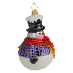 Christopher Radko Jolly All- A-Round Snowman Glass Christmas Ornament 1019774 9 Christopher Radko Jolly All- A-Round Snowman Glass Christmas Ornament 1019774 -Christmas Decoration Store radko 1019774 4 19198.1684421150