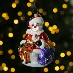 Christopher Radko Frosty And Baby Fawn Glass Christmas Ornament 1019981 11 Christopher Radko Frosty And Baby Fawn Glass Christmas Ornament 1019981 -Christmas Decoration Store radko 1019981 5 04473.1684420686