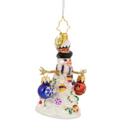 Christopher Radko Quite A Lively Tree Gem Snowman Glass Christmas Ornament 1020648 10 Christopher Radko Quite A Lively Tree Gem Snowman Glass Christmas Ornament 1020648 -Christmas Decoration Store radko 1020648 3update 12834.1667488011