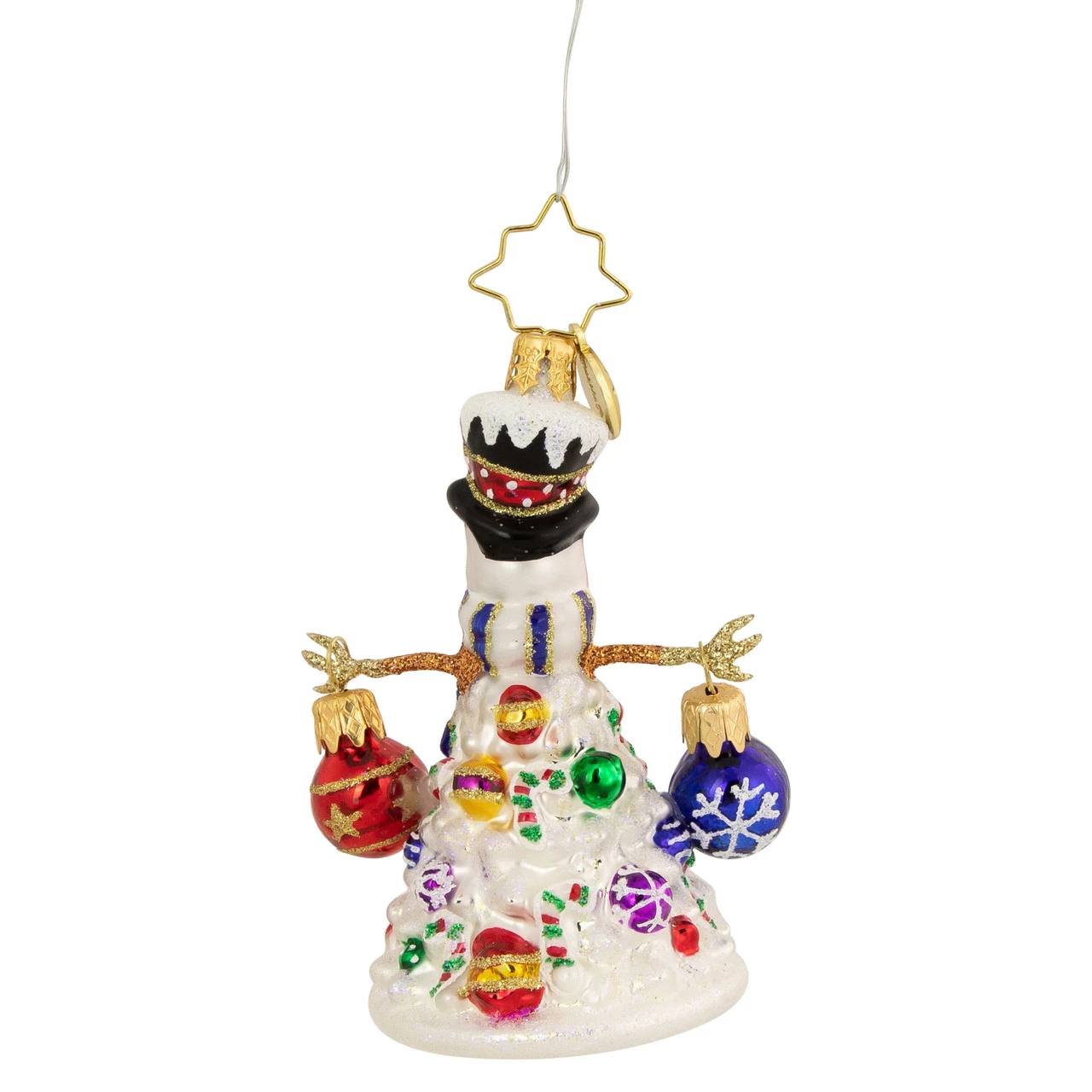 Christopher Radko Quite A Lively Tree Gem Snowman Glass Christmas Ornament 1020648 7 Christopher Radko Quite A Lively Tree Gem Snowman Glass Christmas Ornament 1020648 - Image 5