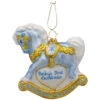 Christopher Radko Baby's First Christmas Blue Foal Glass Ornament 1020687 1 Christopher Radko Baby's First Christmas Blue Foal Glass Ornament 1020687 -Christmas Decoration Store radko 1020687 73731.1684420368