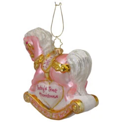 Christopher Radko Baby's First Christmas Pink Filly Glass Ornament 1020688 9 Christopher Radko Baby's First Christmas Pink Filly Glass Ornament 1020688 -Christmas Decoration Store radko 1020688 3 81059.1684420308