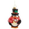 Christopher Radko Flightless Yet Fashionable Glass Christmas Ornament 1020742 1 Christopher Radko Flightless Yet Fashionable Glass Christmas Ornament 1020742 -Christmas Decoration Store radko 1020742 1update 02267.1684450568