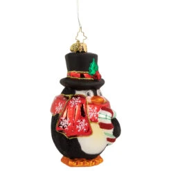 Christopher Radko Flightless Yet Fashionable Glass Christmas Ornament 1020742 9 Christopher Radko Flightless Yet Fashionable Glass Christmas Ornament 1020742 -Christmas Decoration Store radko 1020742 2update 88024.1684450568