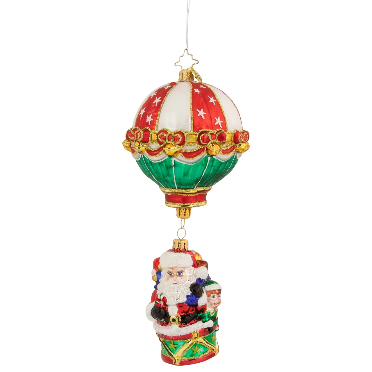 Christopher Radko Soaring To Holiday Heights Glass Christmas Ornament 1020960 3 Christopher Radko Soaring To Holiday Heights Glass Christmas Ornament 1020960