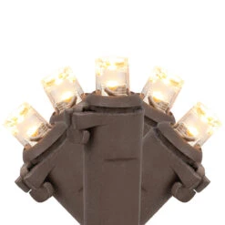 50ct Warm White LED Wide Angle Christmas Lights, 16.25ft Brown Wire 5 50ct Warm White LED Wide Angle Christmas Lights, 16.25ft Brown Wire -Christmas Decoration Store rel1fbvvr9xkz0hgzpqowk3qiysmmt6n 28949.1667656683