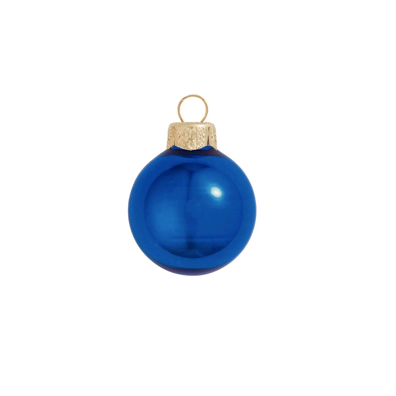 4ct Cobalt Blue Shiny Glass Christmas Ball Ornaments 4.75" (120mm) 3 4ct Cobalt Blue Shiny Glass Christmas Ball Ornaments 4.75" (120mm)