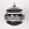 Black And White Zebra Print 2-Finish Shatterproof Christmas Ball Ornament 8" (200mm) -Christmas Decoration Store rmzyulxn2fqa2sjlholumuq5wk90bh8z 93013.1667642893