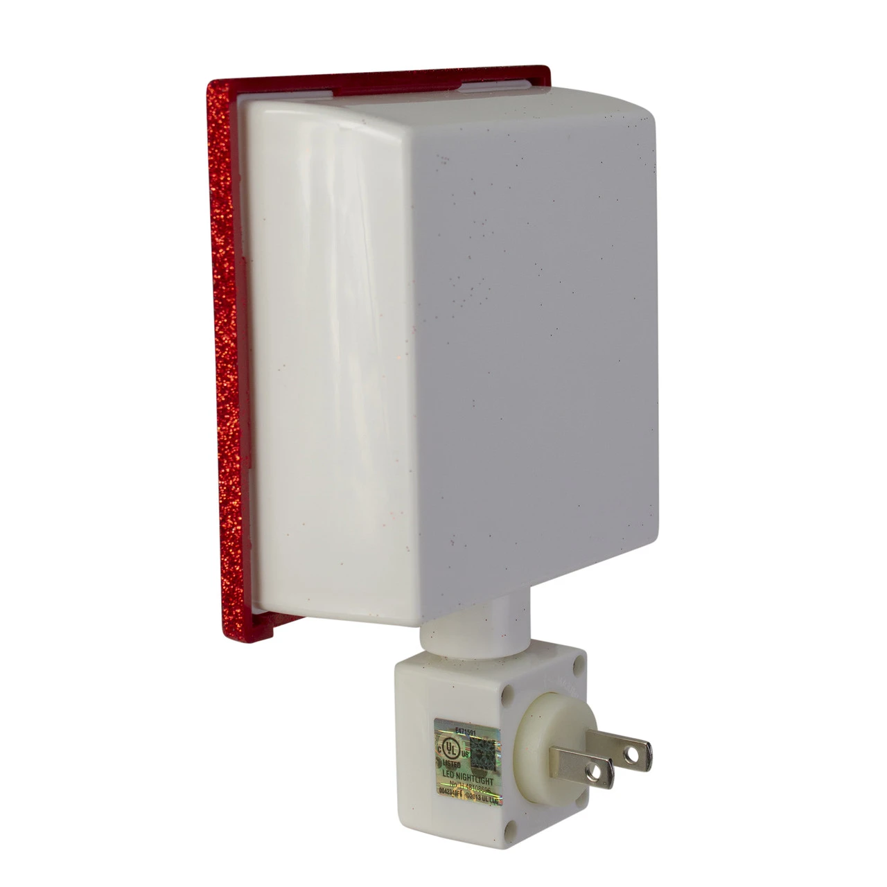 6" Red And Brown Glitter Cardinal Christmas Night Light 6 6" Red And Brown Glitter Cardinal Christmas Night Light - Image 4