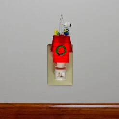 7.25" White Peanuts Snoopy And Woodstock Doghouse Christmas Bubble Night Light 9 7.25" White Peanuts Snoopy And Woodstock Doghouse Christmas Bubble Night Light -Christmas Decoration Store roman 166734 4 70289.1667662805