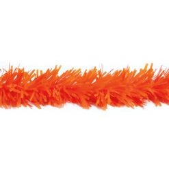 25' Orange Metallic Twist Novelty Christmas Garland