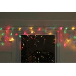 150 Multi-Color Shimmering Mini Icicle Christmas Lights - 8.5 Ft White Wire 8 150 Multi-Color Shimmering Mini Icicle Christmas Lights - 8.5 Ft White Wire -Christmas Decoration Store sienna20v94b4211 1 33940.1667489982