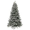 6.5' Heavily Flocked Madison Pine Artificial Christmas Tree, Unlit -Christmas Decoration Store sm92931 factory 1 22535.1667490911