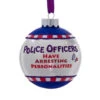 Pack Of 3 Glass "Police Officers Have Arresting Personalities" Christmas Ball Ornaments 3.5" 1 Pack Of 3 Glass "Police Officers Have Arresting Personalities" Christmas Ball Ornaments 3.5" -Christmas Decoration Store sr5pjy7hr5jlgwdtvwqehfstc8anjgqa 41799.1667586302