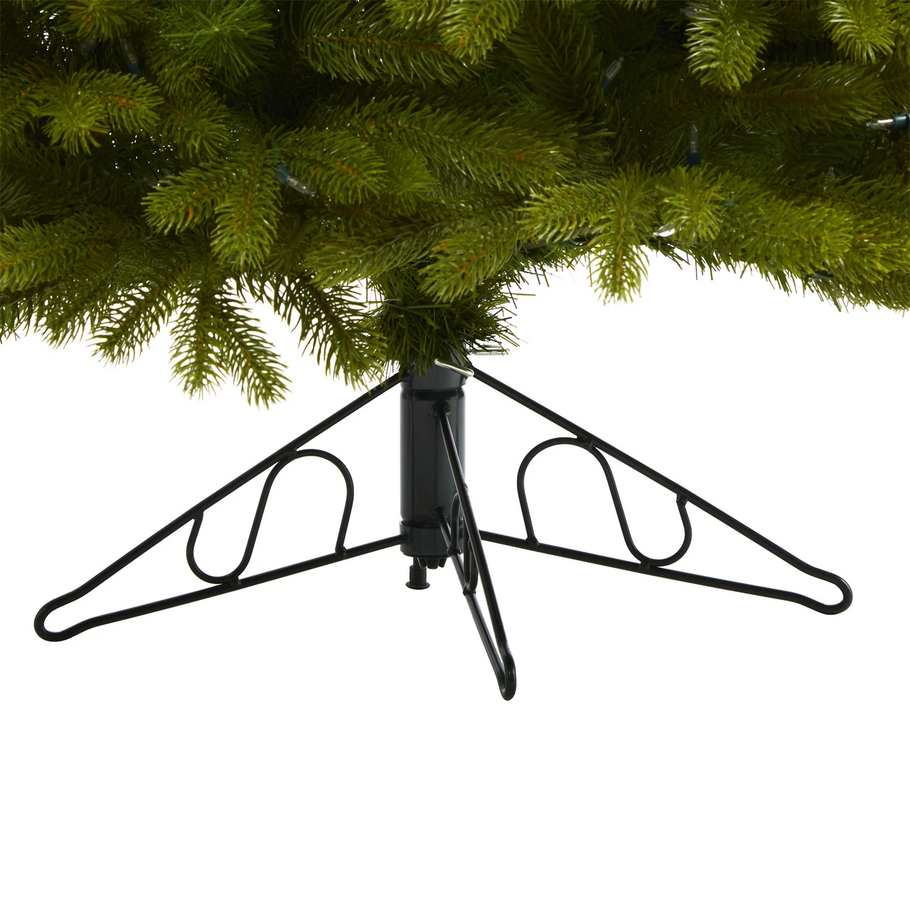 6' Pre-Lit Cambridge Flat Back Artificial Christmas Wall Tree, Warm White LED Lights 7 6' Pre-Lit Cambridge Flat Back Artificial Christmas Wall Tree, Warm White LED Lights - Image 5