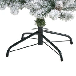 5’ Pre-Lit Flocked Livingston Fir Artificial Christmas Tree, Warm Clear LED Lights 12 5’ Pre-Lit Flocked Livingston Fir Artificial Christmas Tree, Warm Clear LED Lights -Christmas Decoration Store t1610 4 20443.1667528893