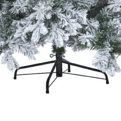 8' Pre-Lit Flocked Vermont Pine Artificial Christmas Tree, Warm Clear LED Lights -Christmas Decoration Store t1773 6 85185.1681393458