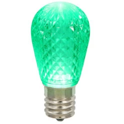 Club Pack Of 25 Green LED Replacement Christmas Bulbs - E26 Base